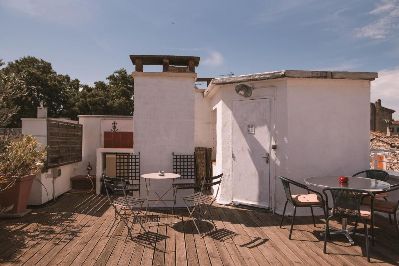 Chez Pepito & Zaza Hypercentre Rooftop Garage Nimes Exterior photo