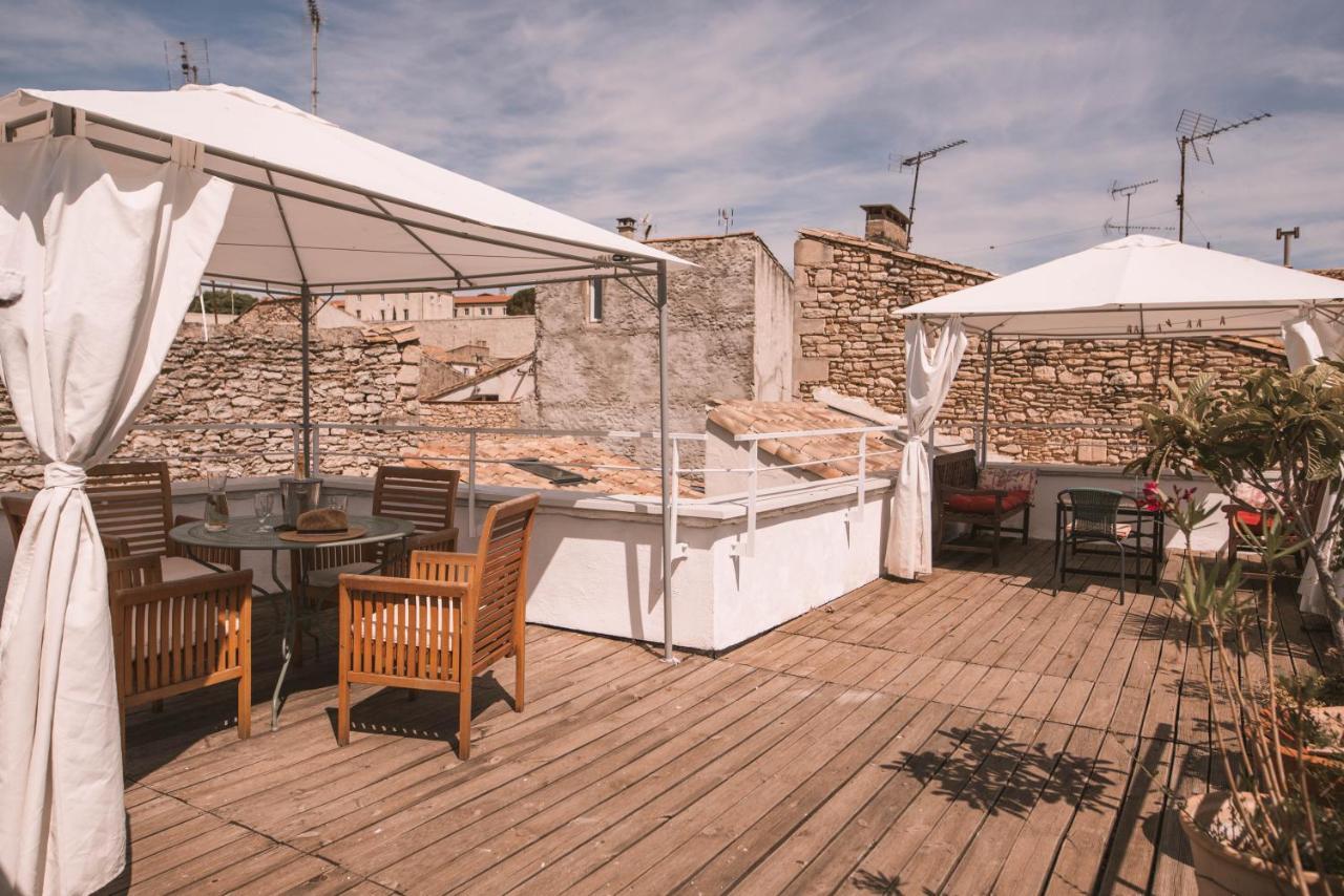 Chez Pepito & Zaza Hypercentre Rooftop Garage Nimes Exterior photo