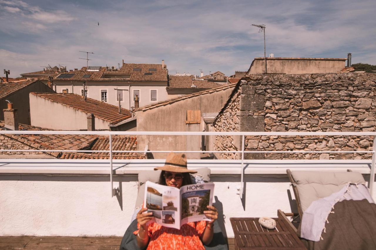Chez Pepito & Zaza Hypercentre Rooftop Garage Nimes Exterior photo